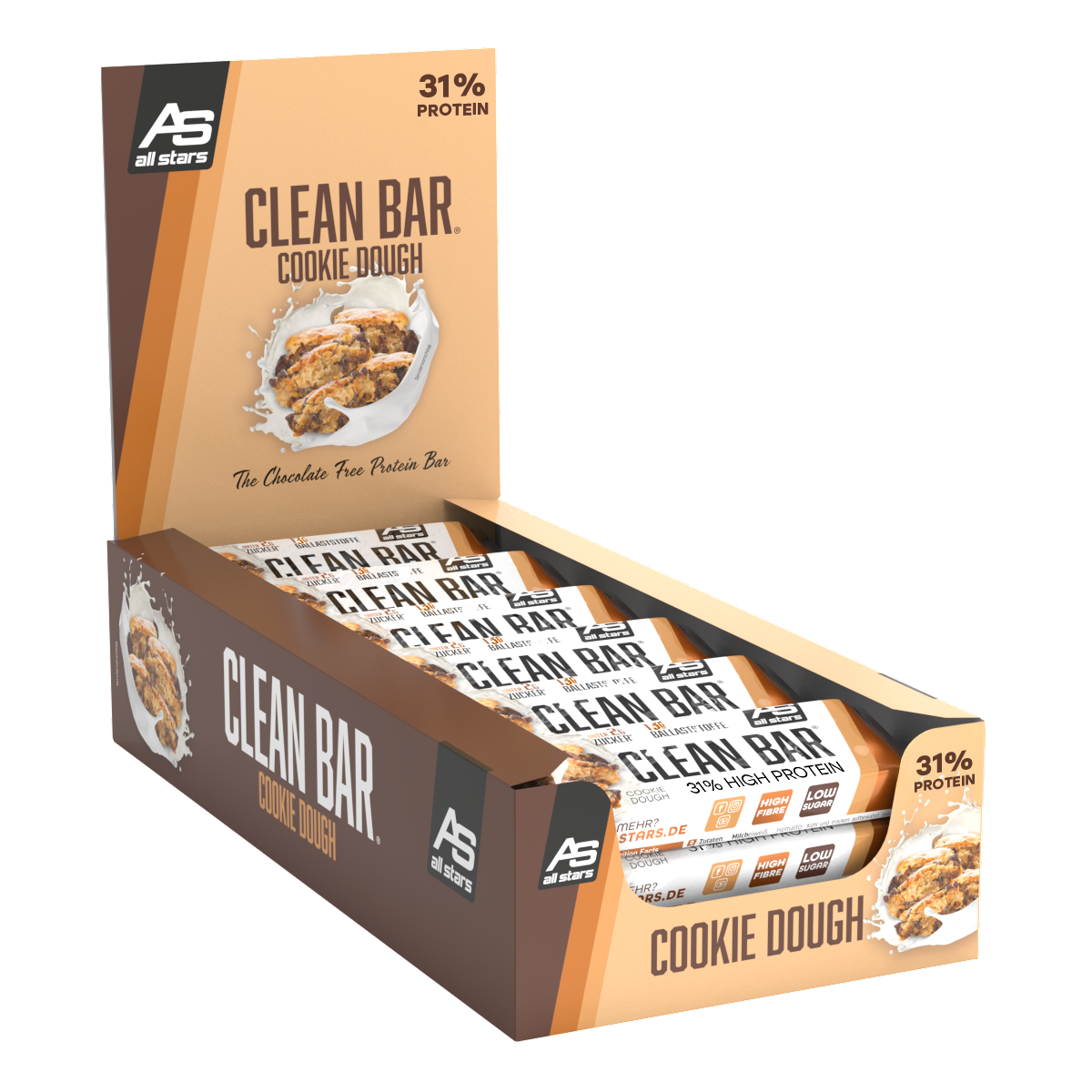 all-stars-clean-bar-proteinriegel-45g-low-sugar-mit-14g-protein image 7