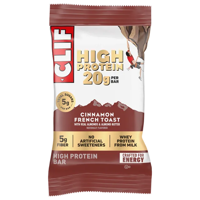 clif-high-protein-cinnamon-french-toast-proteinriegel-4er-pack image 1