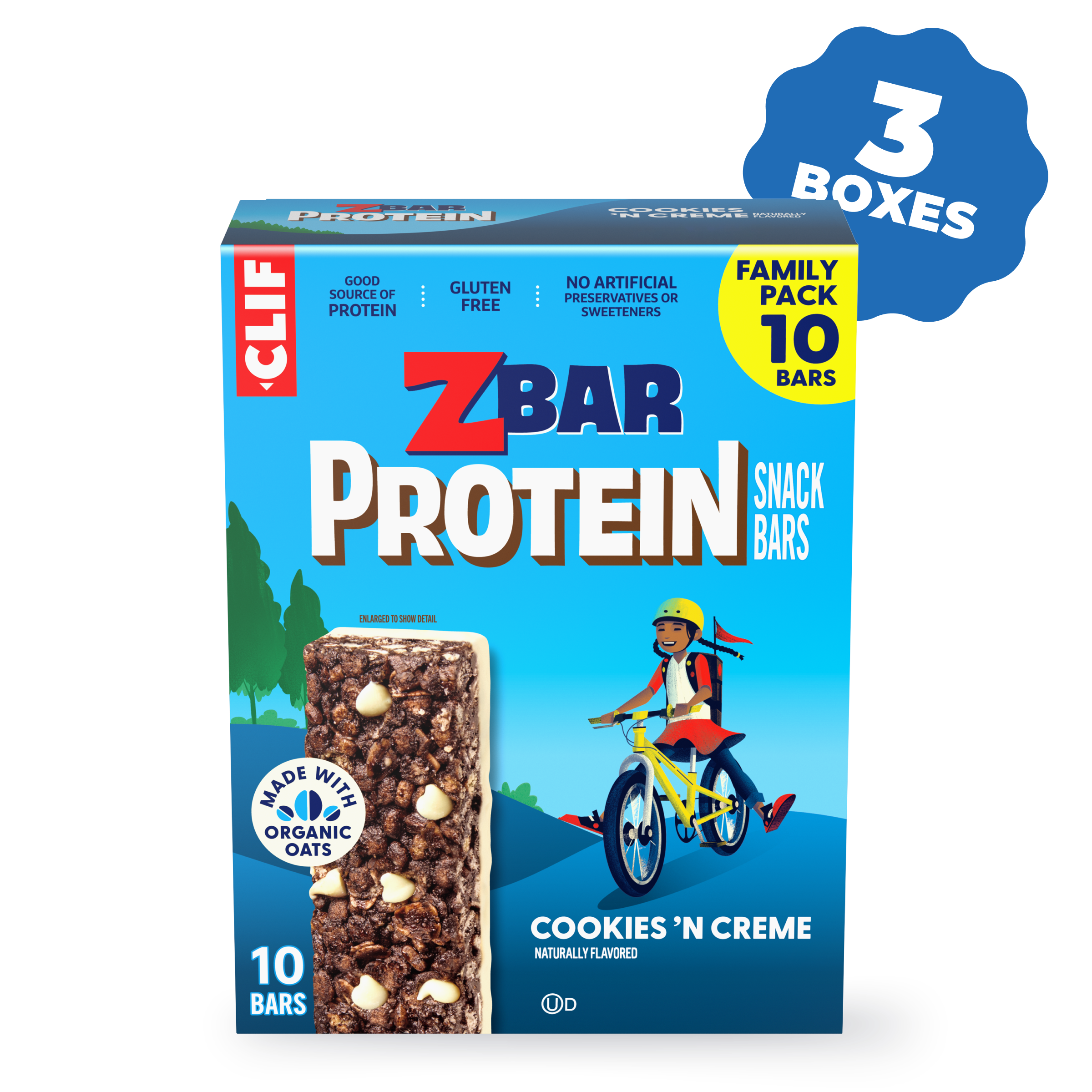 clif-zbar-protein-cookies-n-creme-30-bars image 1