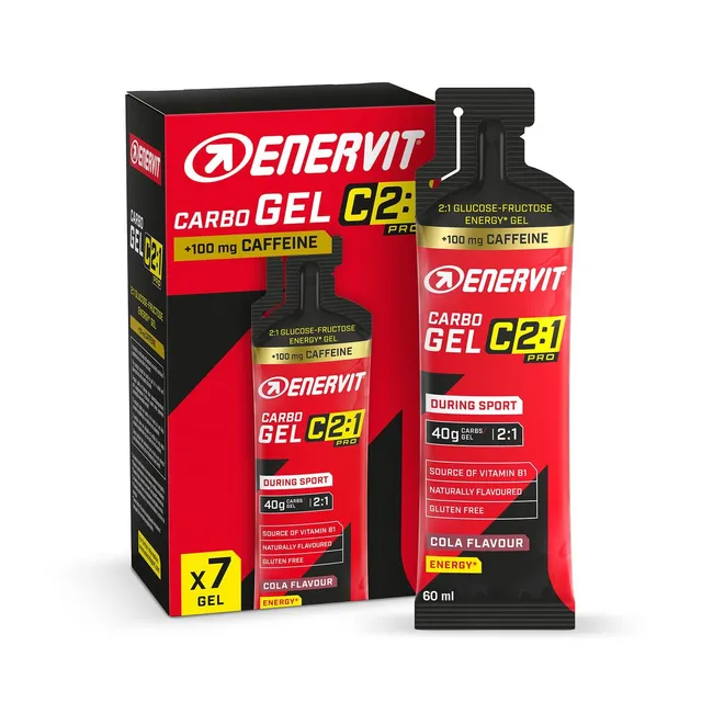 enervit-carbo-gel-c2-1pro-cola-koffein-gel-7x60ml image 1