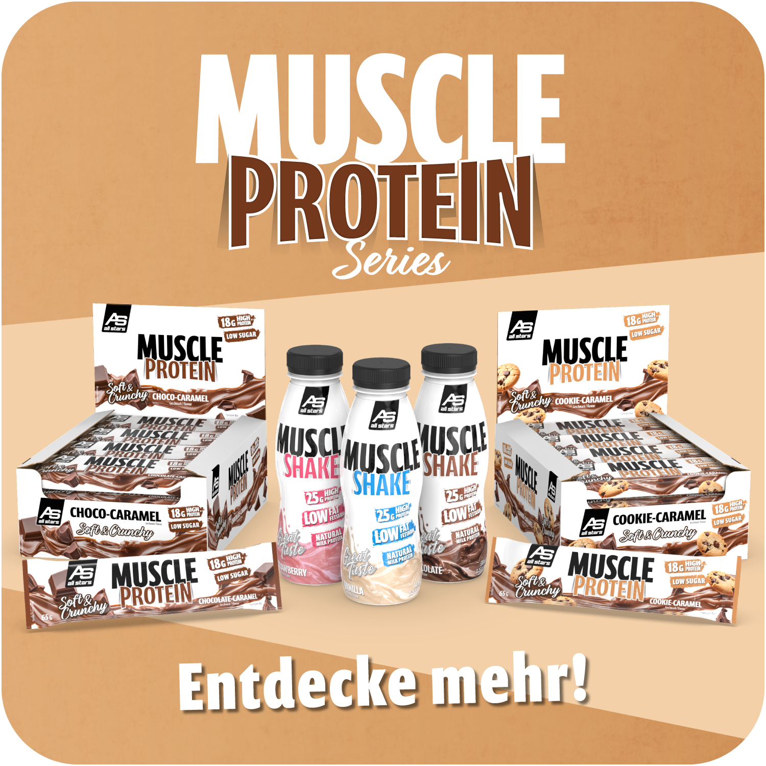 all-stars-muscle-protein-bar-65g-proteinriegel-cookie-caramel-chocolate-caramel image 7
