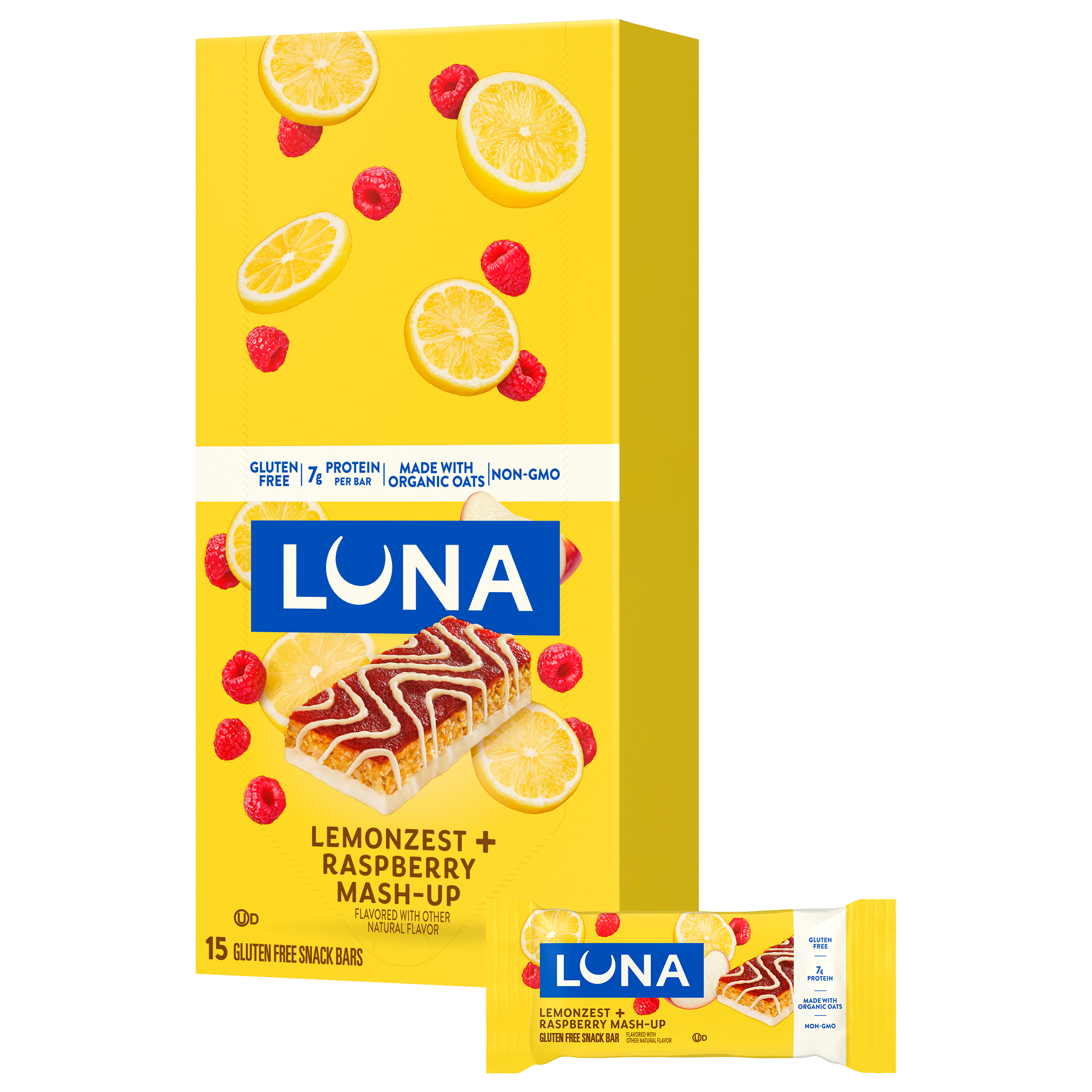clif-luna-mash-ups-lemonzest-raspberry-protein-snack-riegel image 1