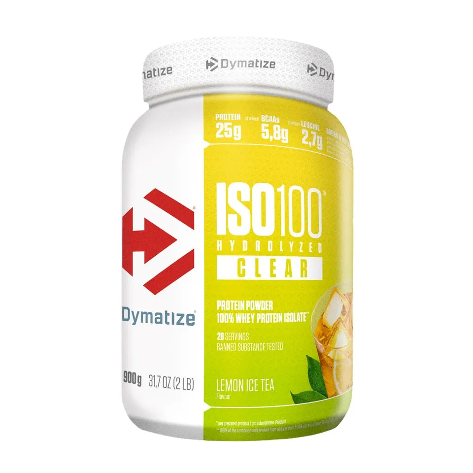 dymatize-iso100-hydrolized-clear-lemon-ice-tea-900-g image 1