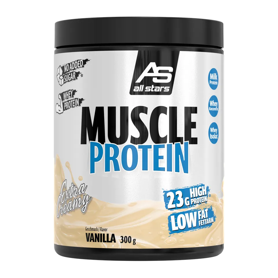 all-stars-muscle-protein-pulver-300g-dose image 1