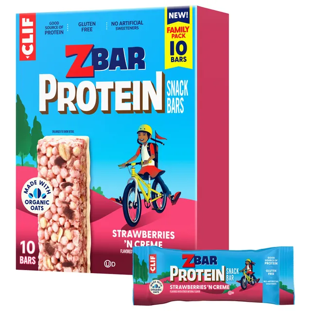 clif-zbar-protein-strawberries-n-creme-riegel image 1
