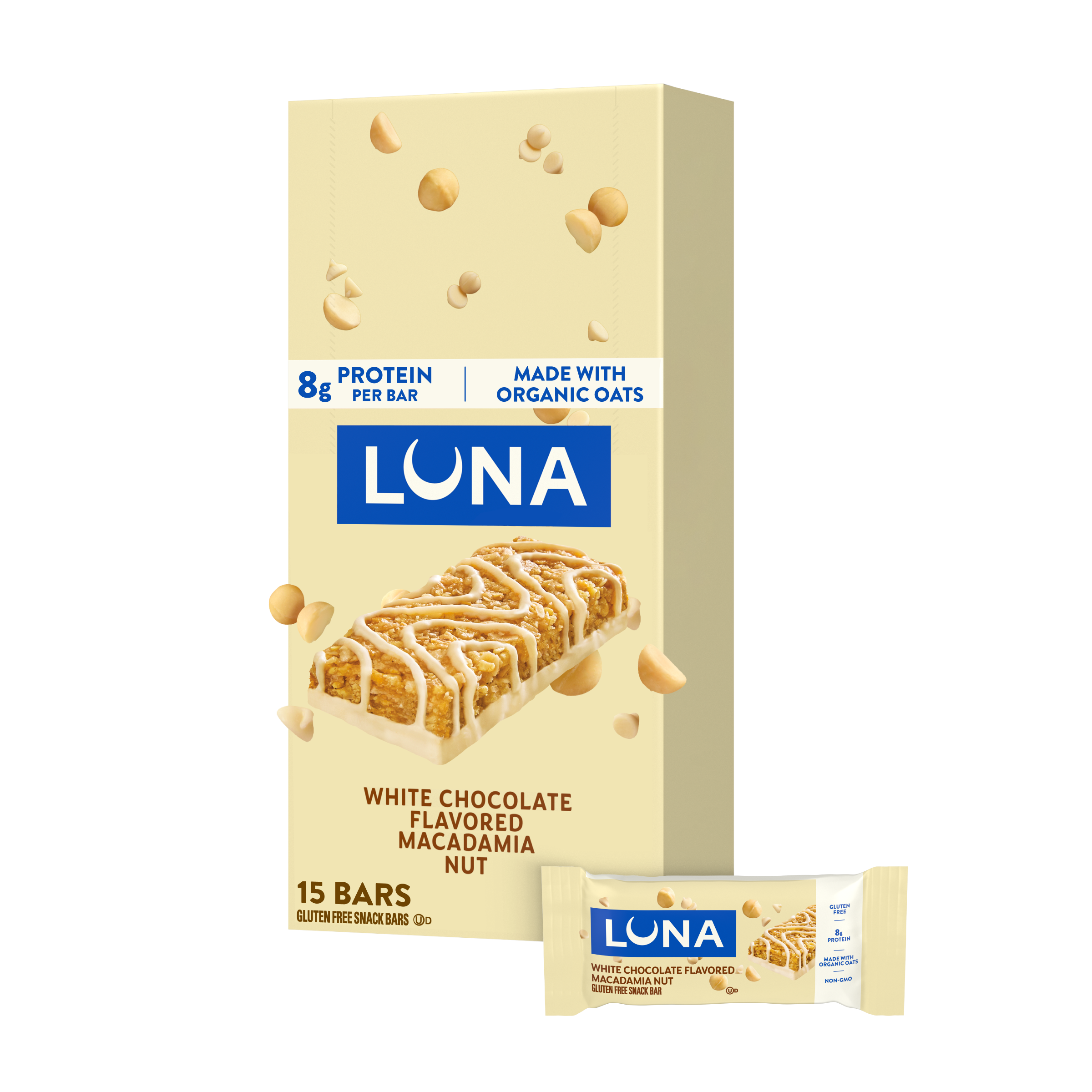 luna-bar-white-chocolate-macadamia-protein-snackriegel-glutenfrei image 1