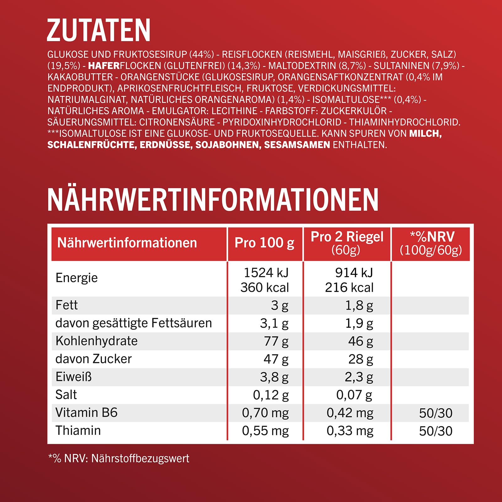 enervit-competition-bar-orange-energieriegel-12x30g image 2