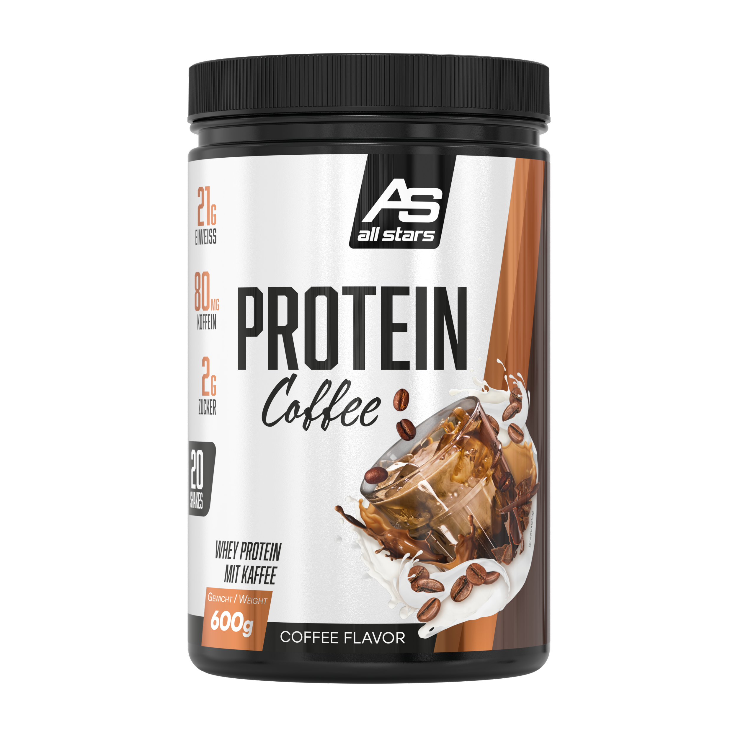 all-stars-protein-coffee-protein-kaffeepulver-warm-kalt image 1