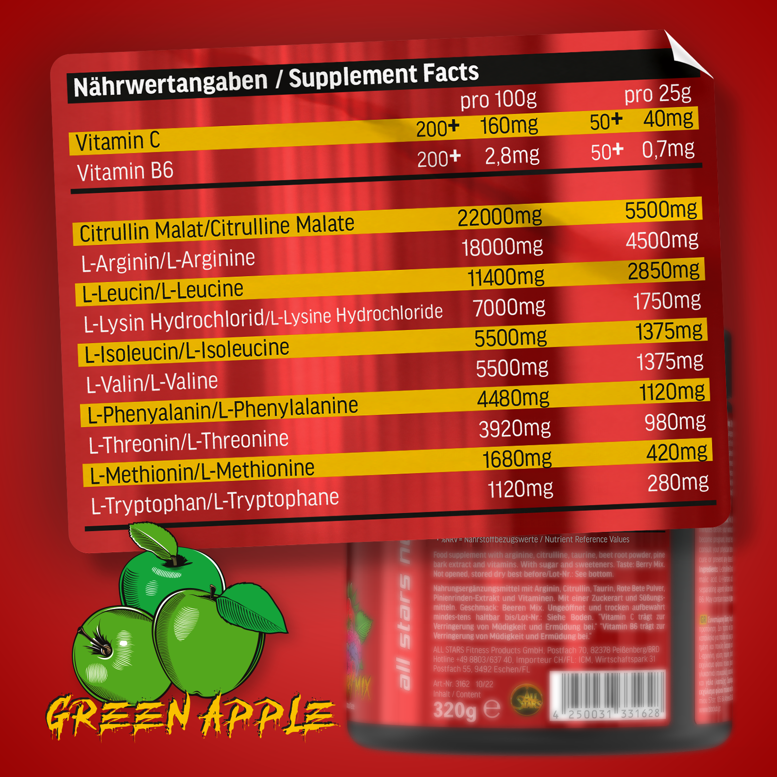 all-stars-intra-x-markus-schmid-edition-intraworkout-pulver-gr-ner-apfel image 5
