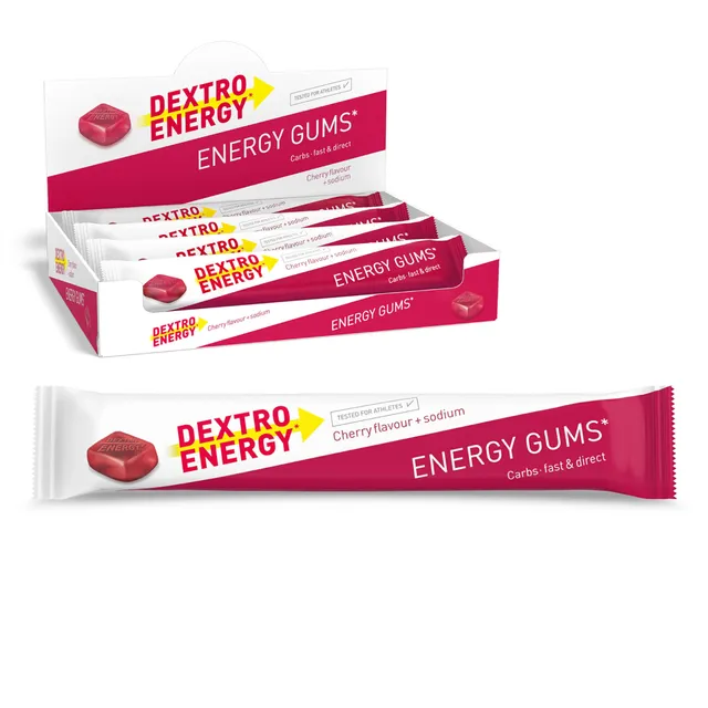 dextro-energy-gums-cherry-natrium-8x45g-vegane-energy-gummis image 1
